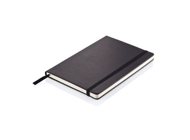 A5 notatbok i PU material sort 
